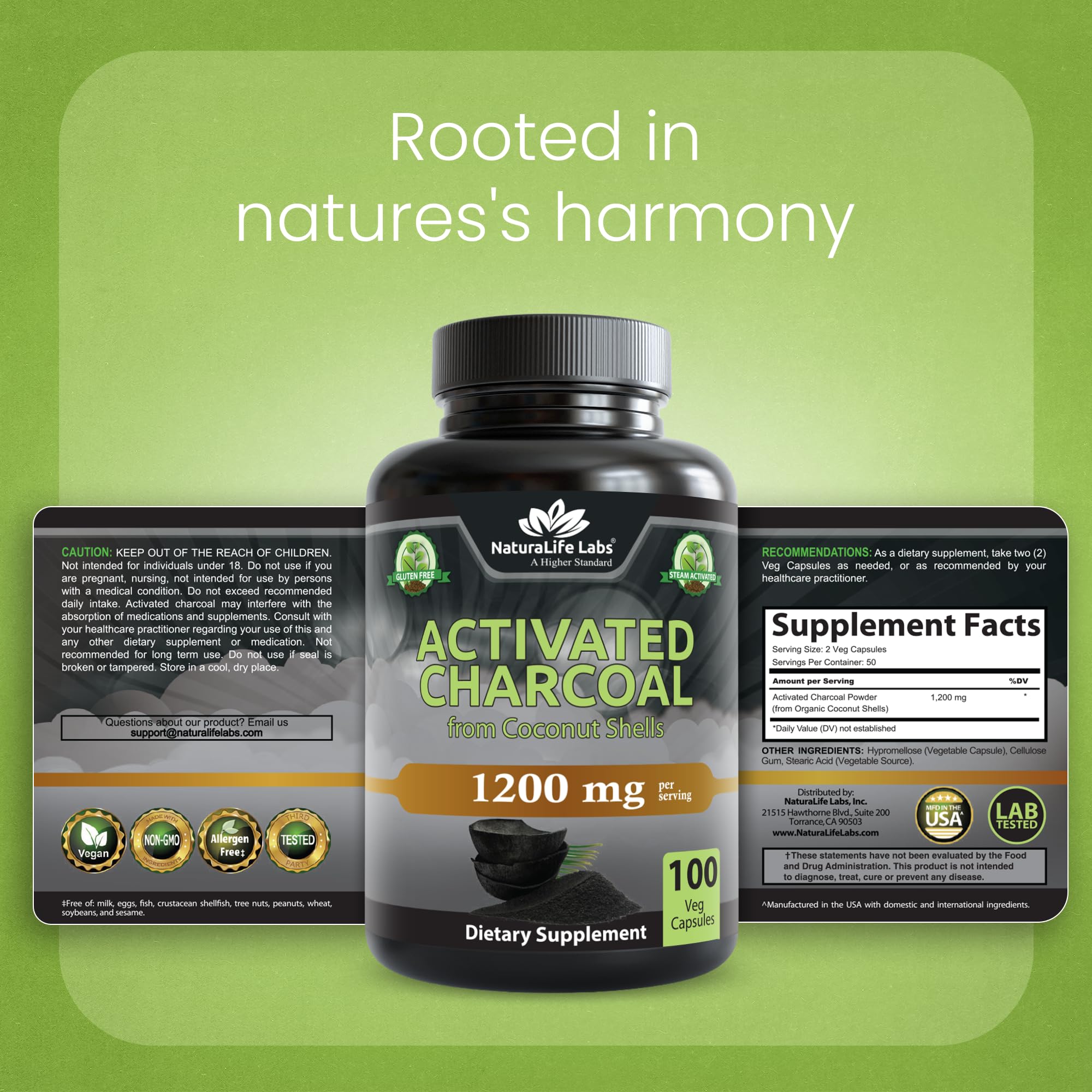 NaturaLife Labs empaque con sello GMP que garantiza estándares