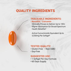 Naturalis etiqueta con ingredientes claros y garantía de calidad cGMP