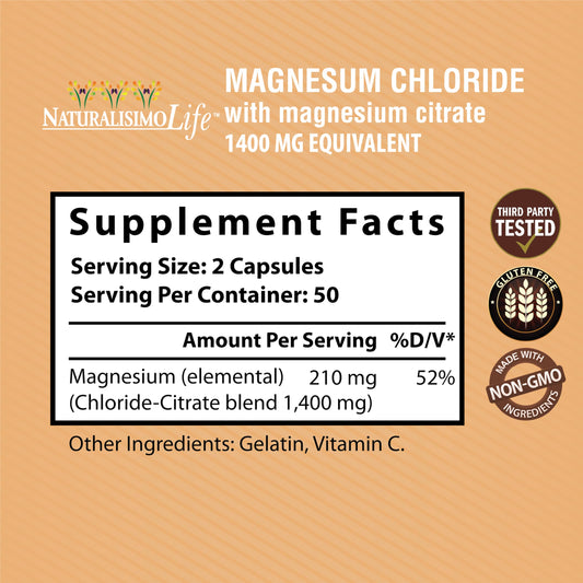 NaturalisimoLife primer plano de cápsulas indicando textura y pureza