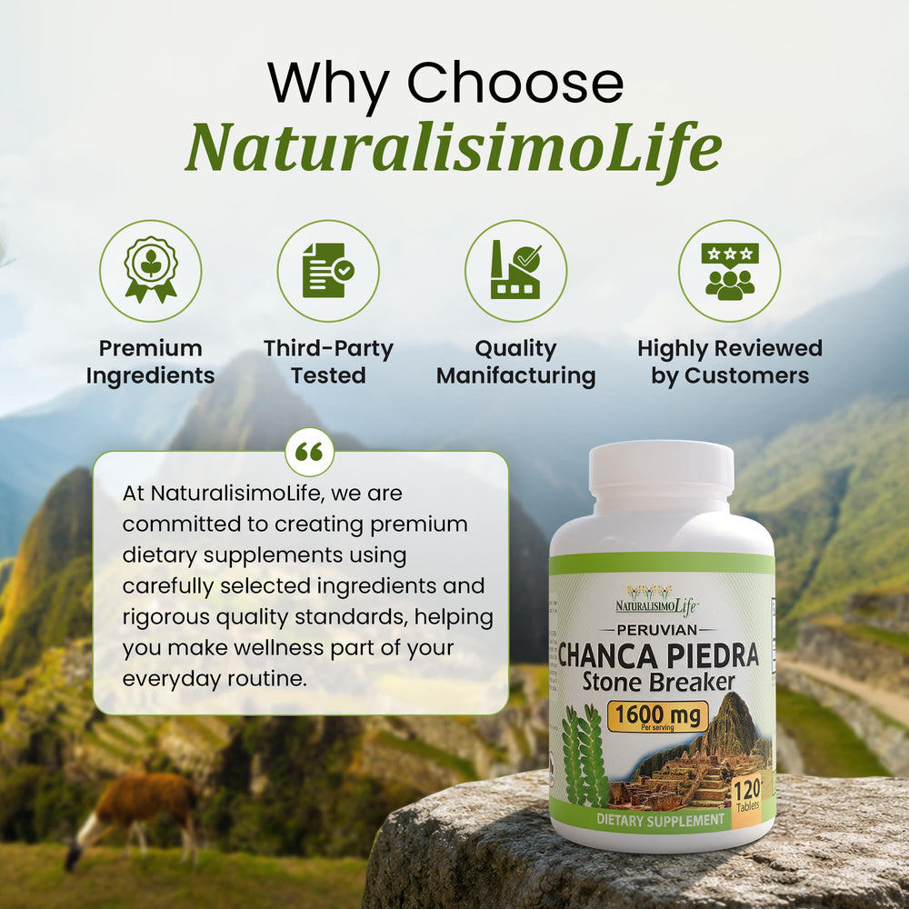 NaturalisimoLife tabletas en mano para comparar tamaño y dosis
