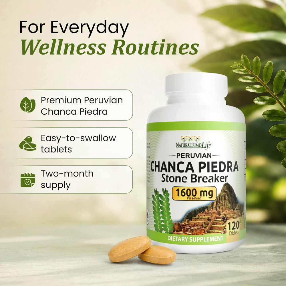 NaturalisimoLife hojas y frutos de chanca piedra para origen peruano