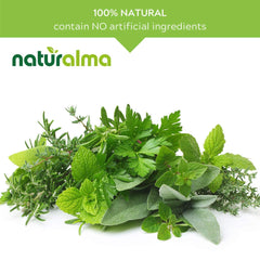 Naturalma etiqueta con información de lote y certificación, confianza