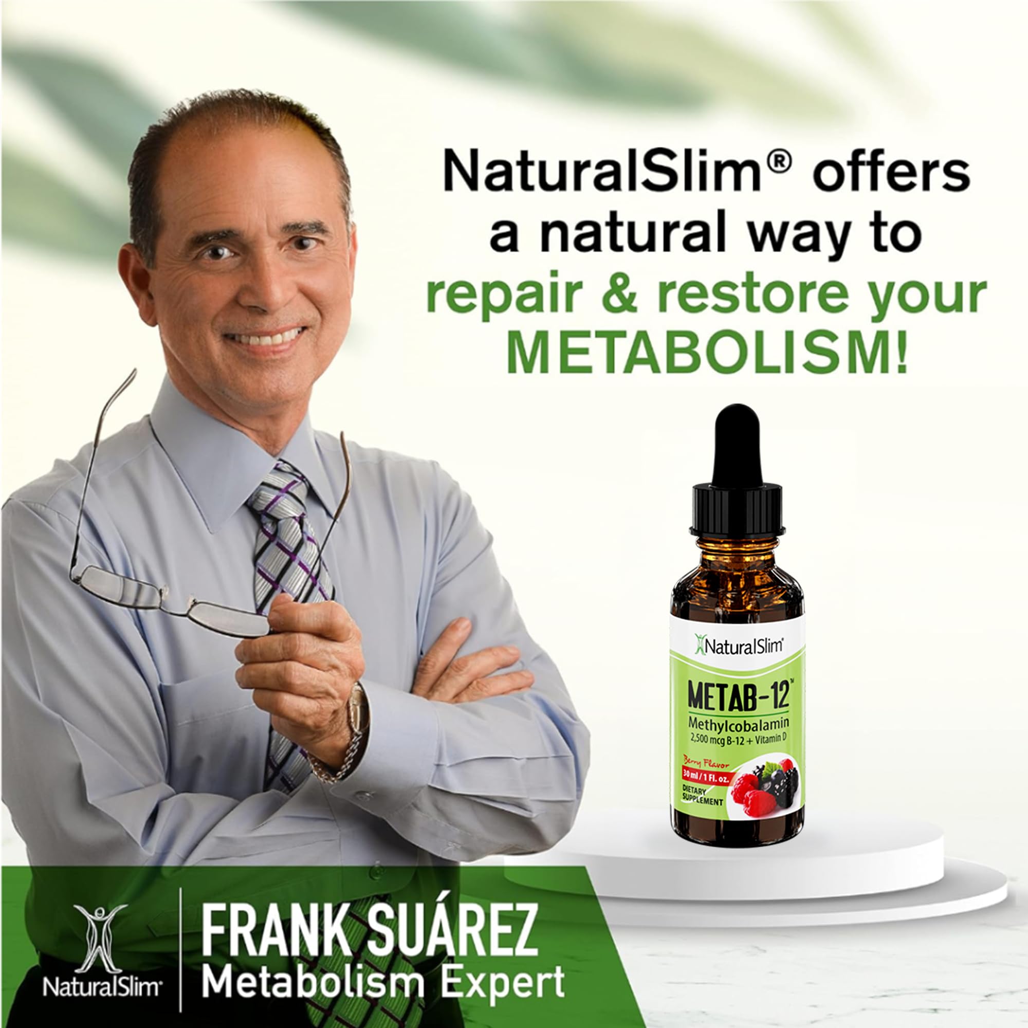 Frasco NaturalSlim sobre mesa de cocina sugiriendo uso diario fácil
