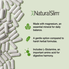 NaturalSlim comparación de tamaño con moneda para referencia de escala