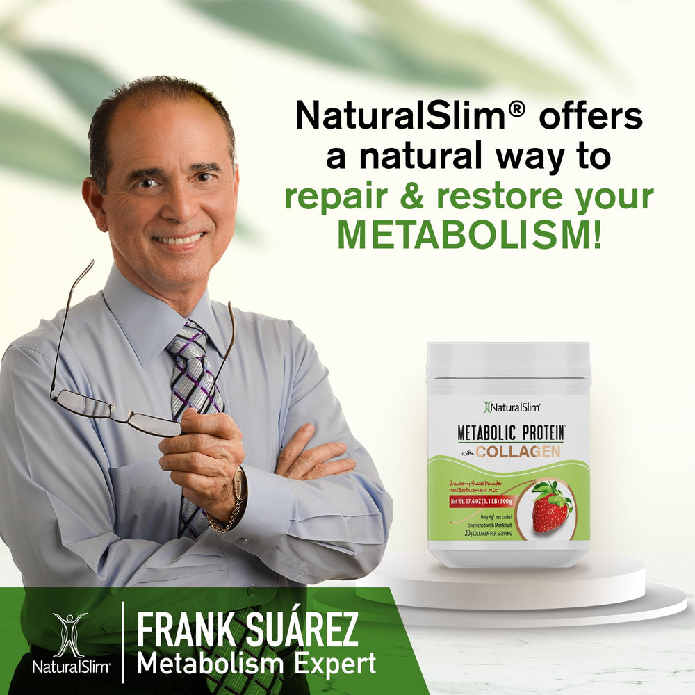 Lateral del envase NaturalSlim con información nutricional clara