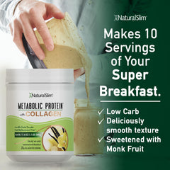 NaturalSlim etiqueta nutricional enfocada que facilita ver ingredientes clave
