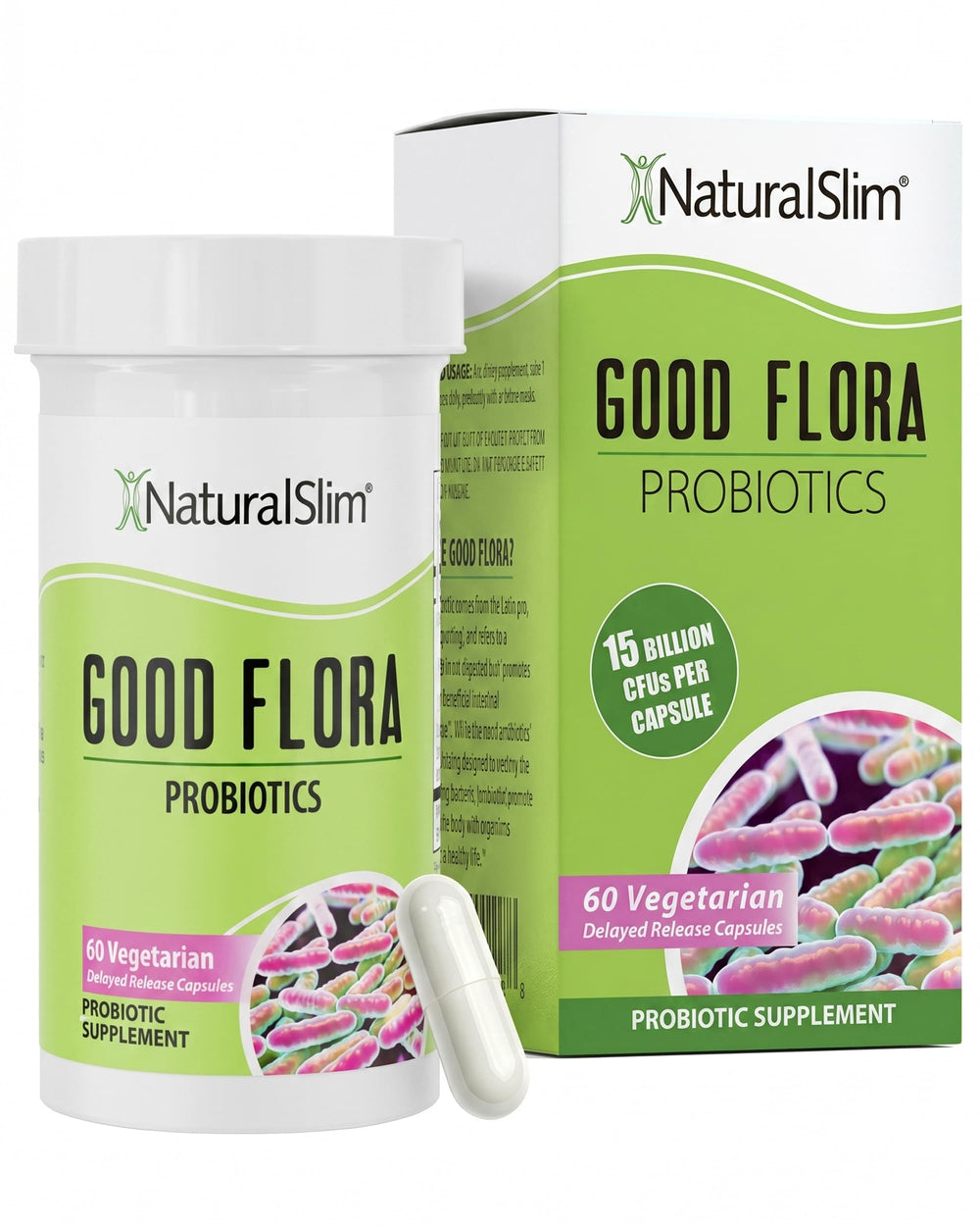 NaturalSlim frente de empaque mostrando 60 cápsulas, claridad y confianza