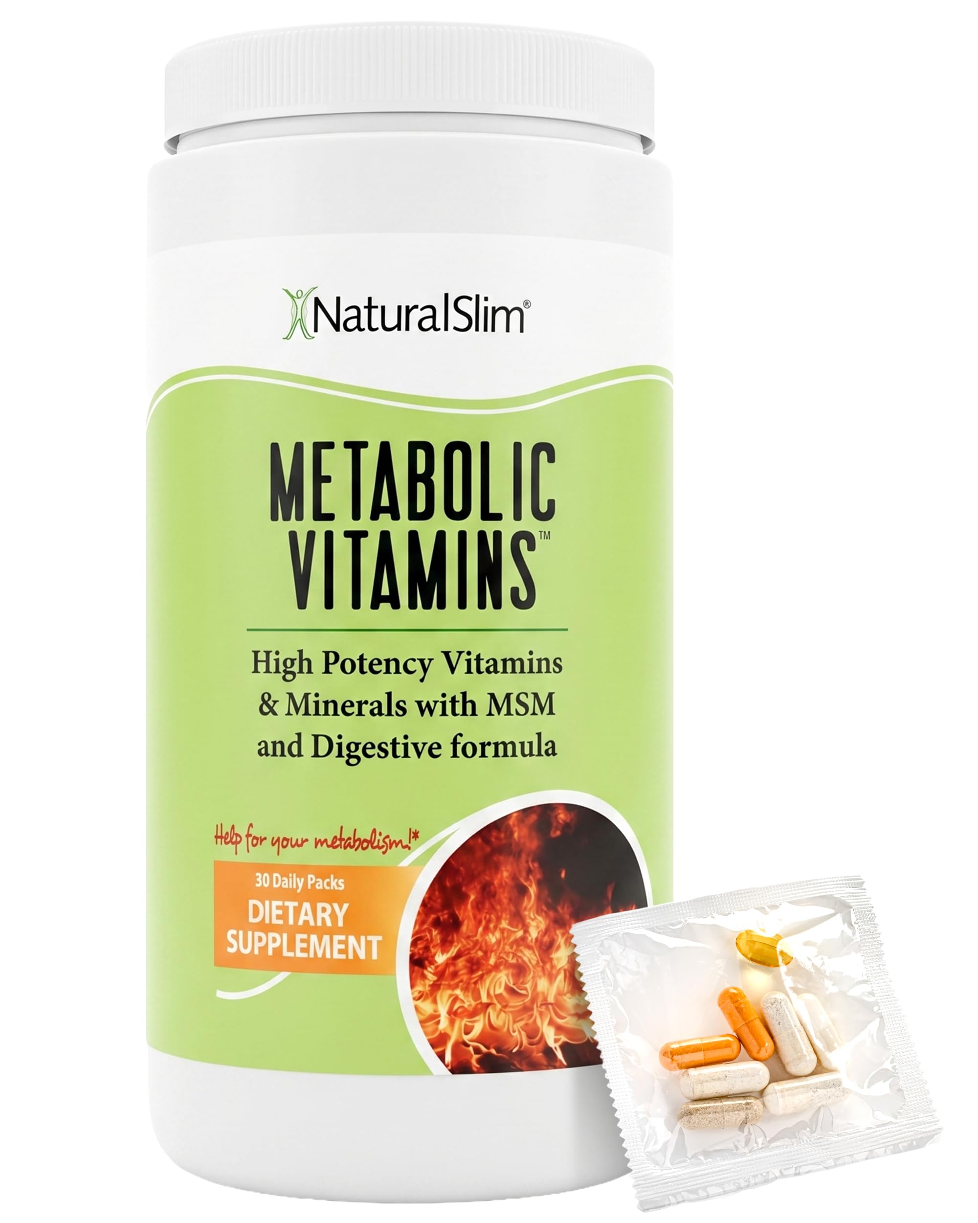 NaturalSlim frente del empaque mostrando diseño y conveniencia