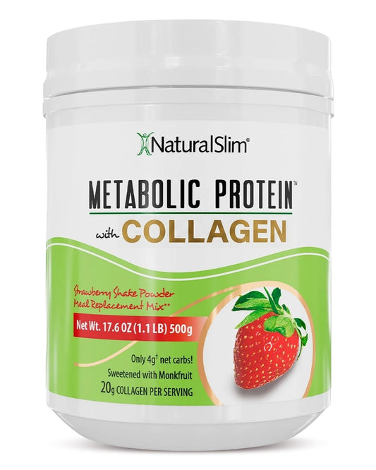 NaturalSlim envase frontal sabor fresa mostrando marca y diseño atractivo