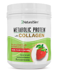 NaturalSlim envase frontal sabor fresa mostrando marca y diseño atractivo