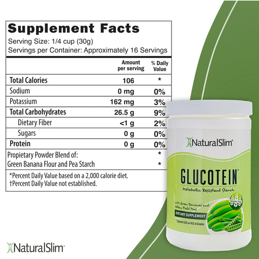 NaturalSlim polvo almidón resistente textura fina para mezclar fácilmente
