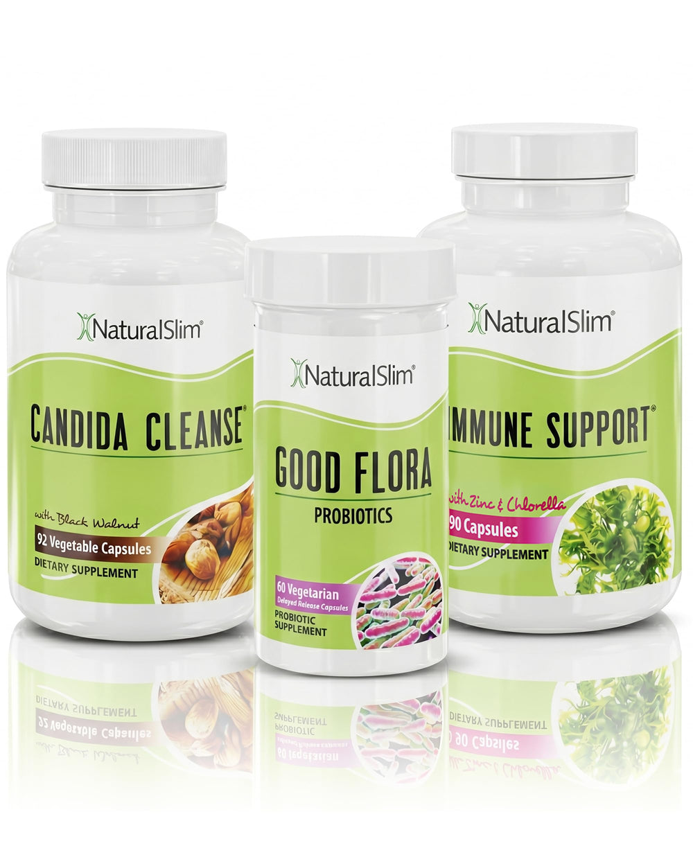 NaturalSlim kit presentación frontal muestra el envase y beneficio de limpieza