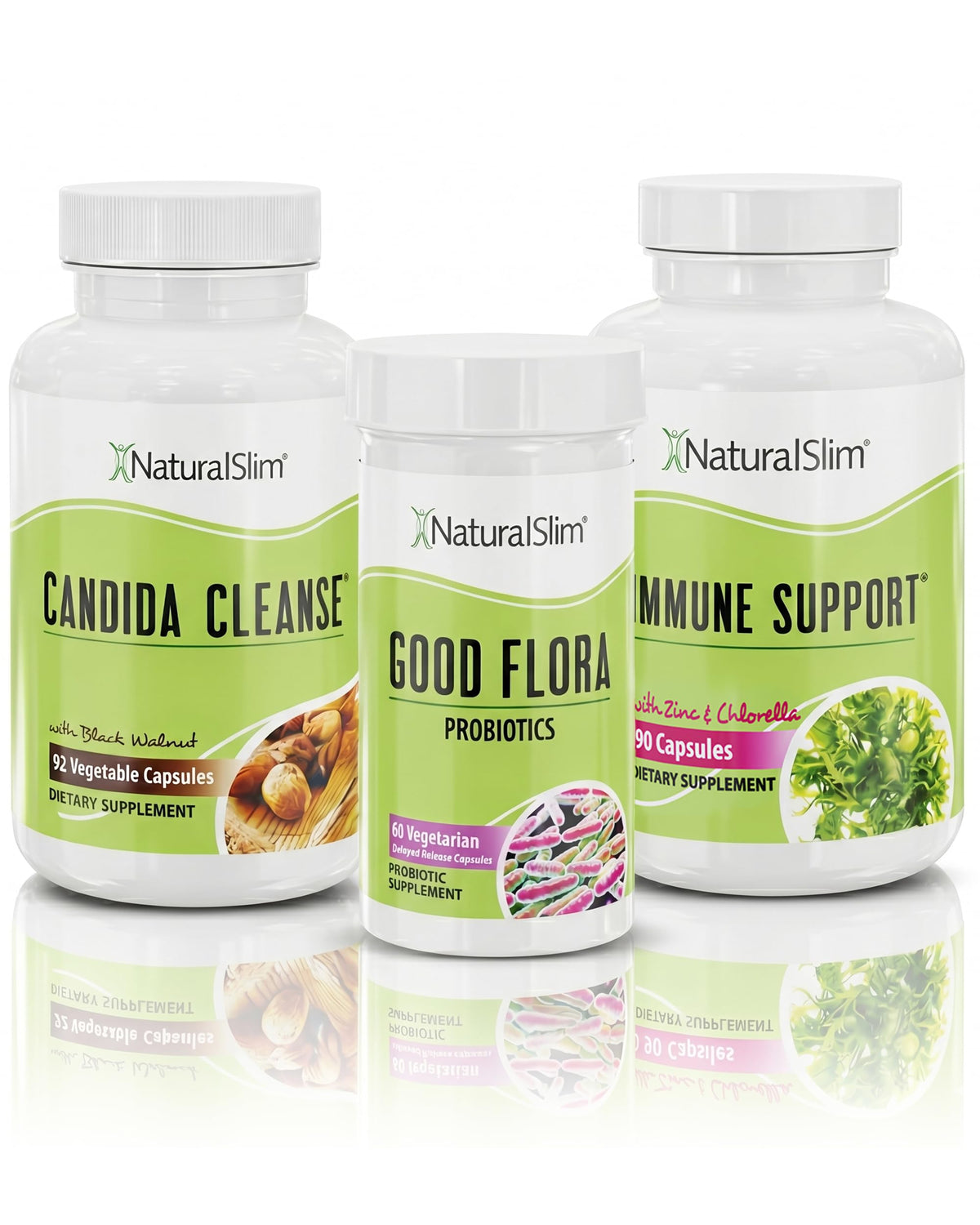 NaturalSlim kit presentación frontal muestra el envase y beneficio de limpieza