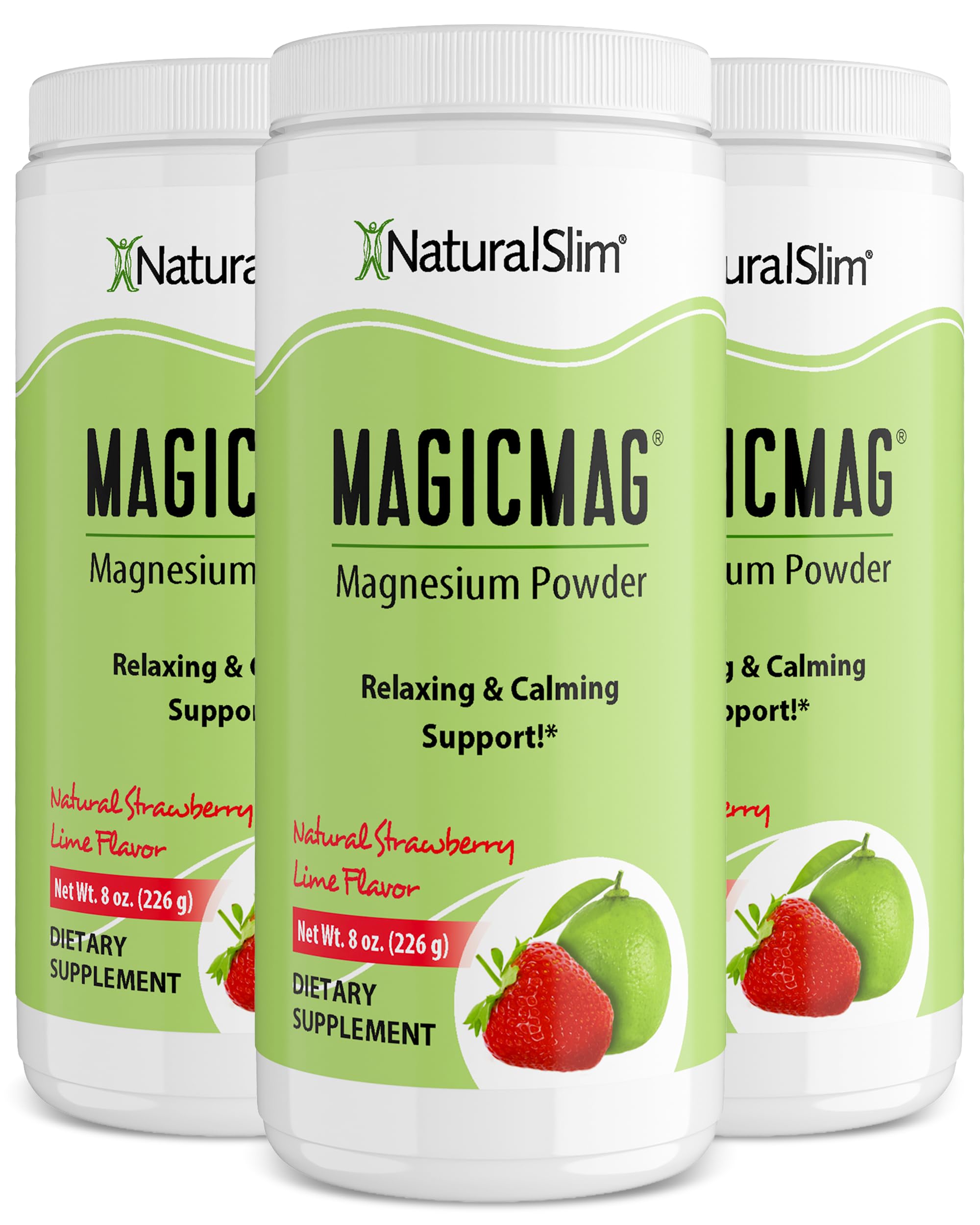 NaturalSlim MagicMag frente del empaque mostrando presentación y sabor