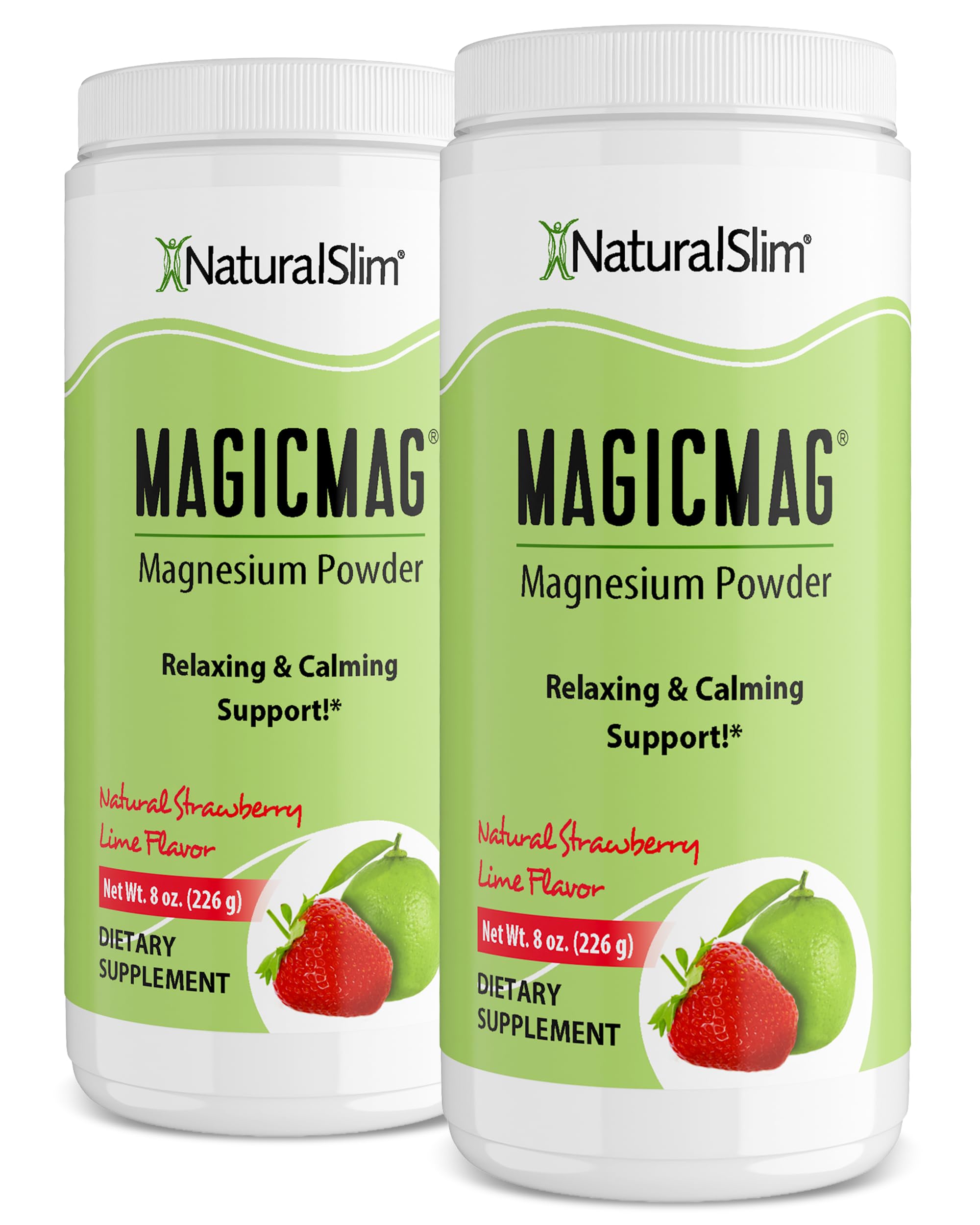 NaturalSlim MagicMag frente del empaque mostrando diseño y beneficio relajante