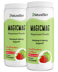 NaturalSlim MagicMag frente del empaque mostrando diseño y beneficio relajante