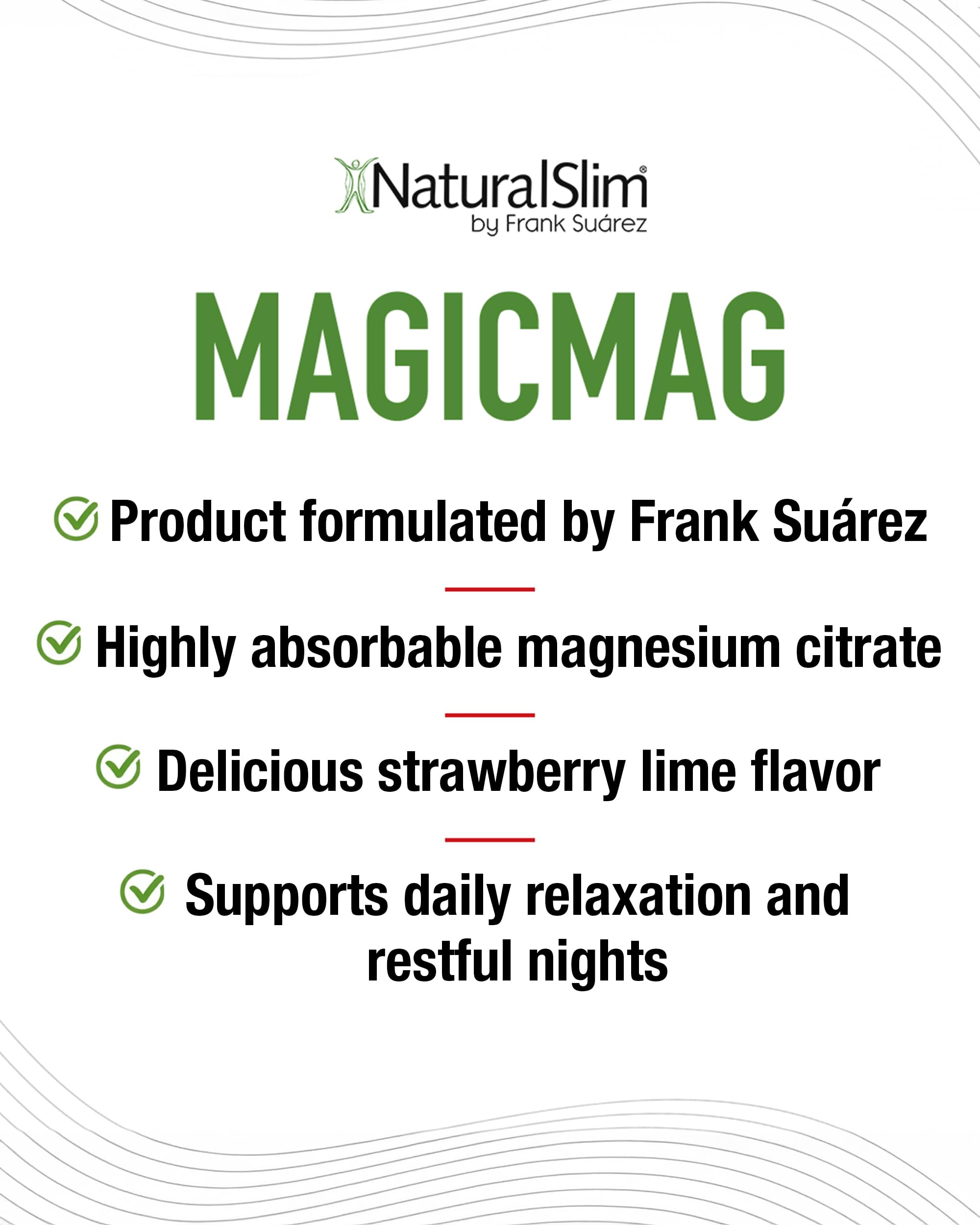 NaturalSlim MagicMag ingredientes cerca, muestra composición y suavidad digestiva