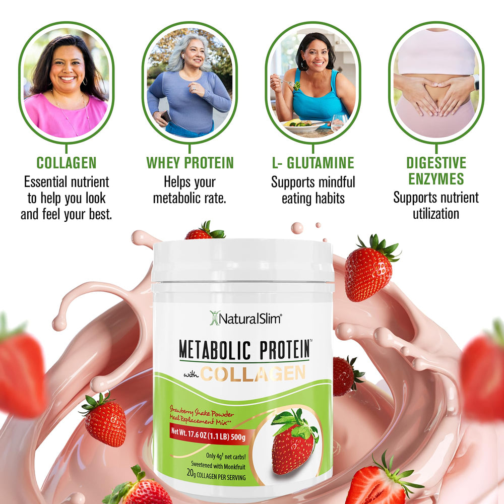 Licuadora mezclando NaturalSlim con fruta para un smoothie nutritivo