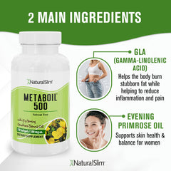 NaturalSlim etiqueta nutricional enfocada para ver ingredientes y dosis
