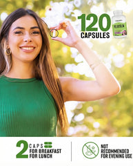 NaturalSlim etiqueta con lista de ingredientes y guías de dosificación claras