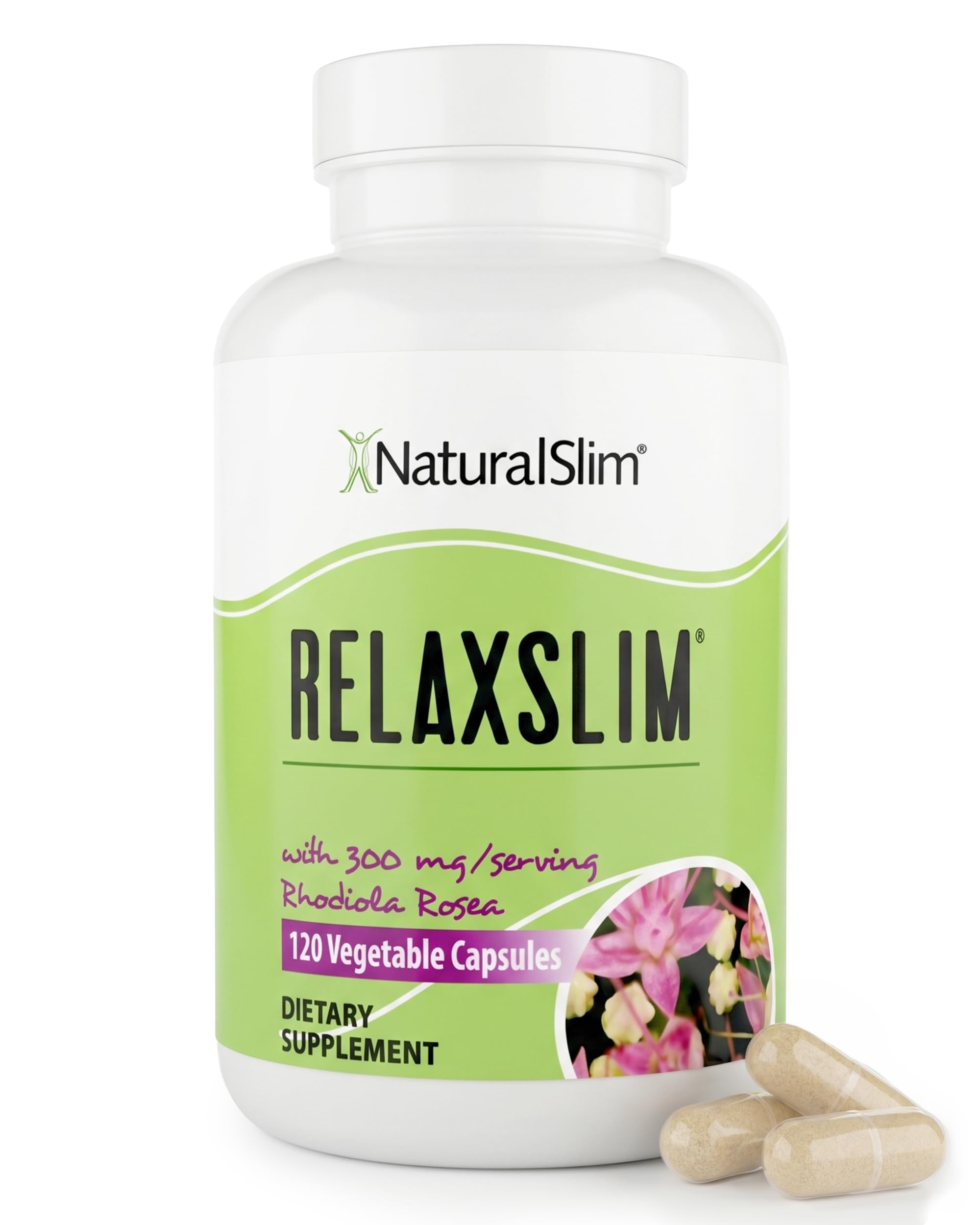 NaturalSlim frasco frontal mostrando etiqueta y beneficios visibles