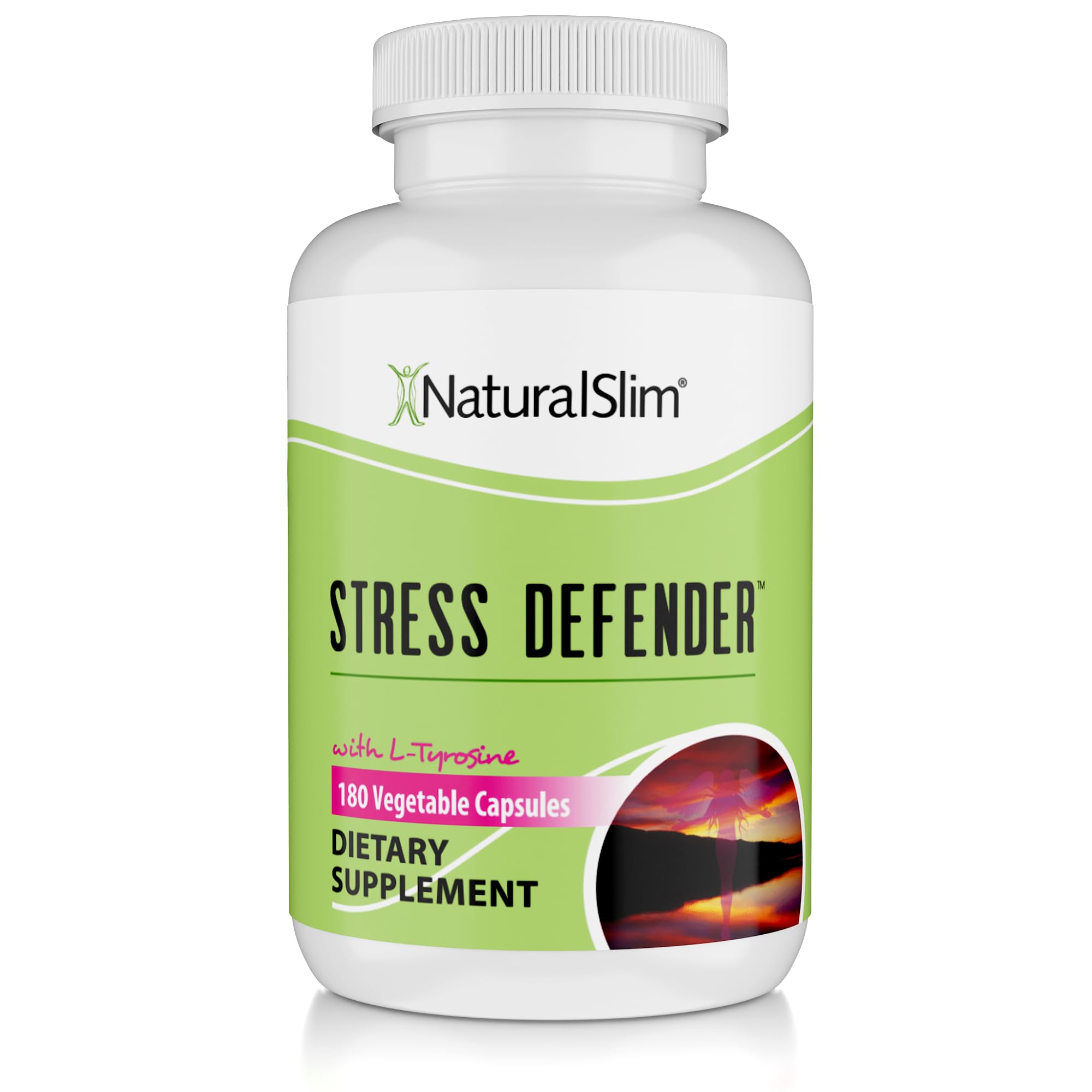 NaturalSlim Stress Defender envase frontal que muestra presentación y cantidad