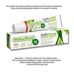 NaturDent textura cremosa en primer plano para extensión uniforme