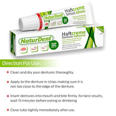 NaturDent aplicada en prótesis superior para mayor seguridad