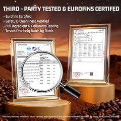 Nature Echo certificado cGMP y pruebas de laboratorio visibles