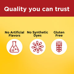 Nature Made botella abierta con softgels visibles para ver cantidad