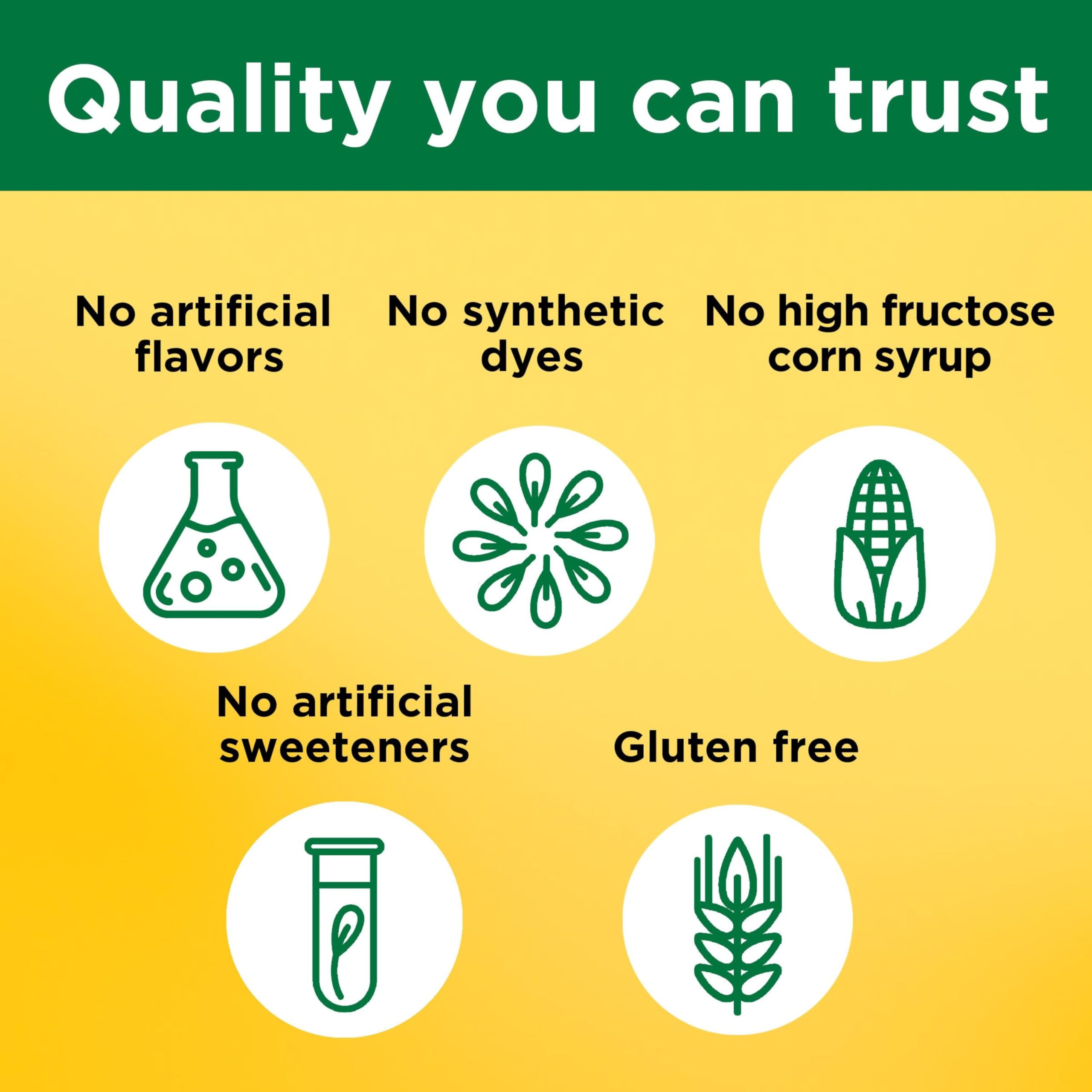 Nature Made etiqueta nutricional y verificación USP, claridad y confianza