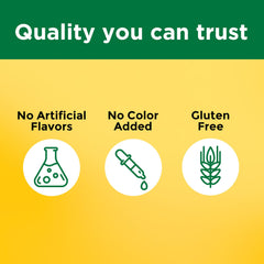 Nature Made etiqueta con ingredientes para verificar calidad y transparencia