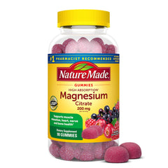 Nature Made frasco frontal con 90 gomitas, envase claro y confianza