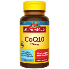 Nature Made frasco frontal mostrando 40 cápsulas y beneficios claros