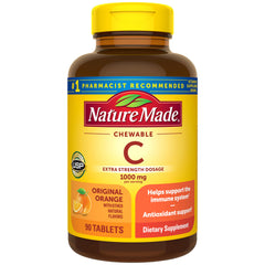 Nature Made frasco frontal mostrando cantidad y sello USP como garantía de calidad