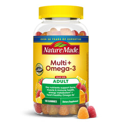 Nature Made frasco frontal mostrando etiqueta y beneficio nutricional