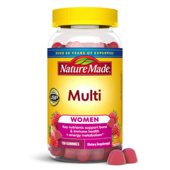 Nature Made frasco frontal de 150 gomitas que muestra diseño y cantidad