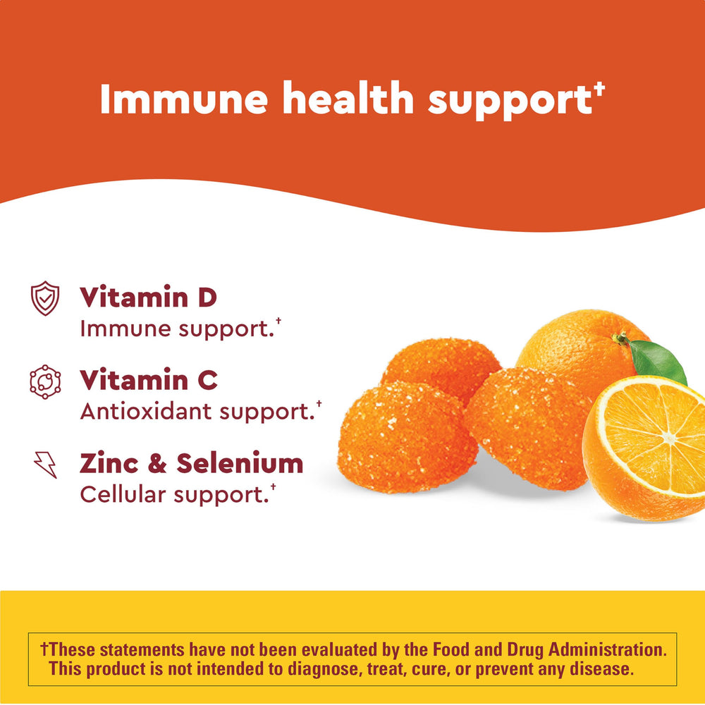 Nature Made etiqueta con lista de ingredientes destacando vitaminas y minerales