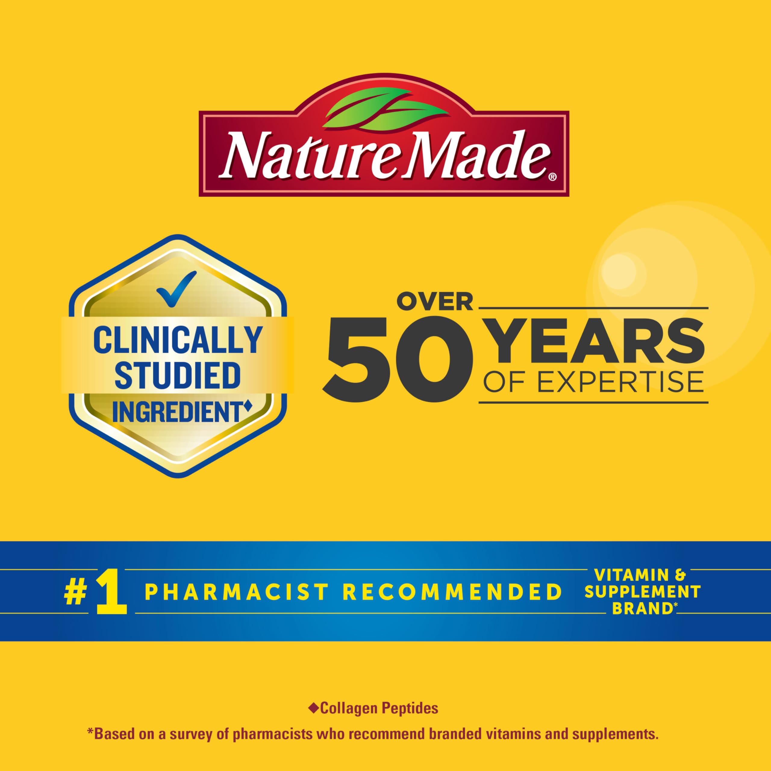 Nature Made ingredientes naturales en primer plano aportan confianza