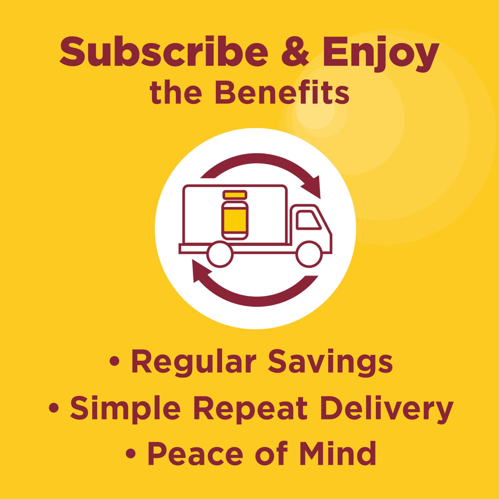 Nature Made etiqueta con instrucciones de dosis, guía de uso simple
