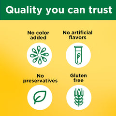 Nature Made icono sin gluten destacando que el producto es apto para dietas