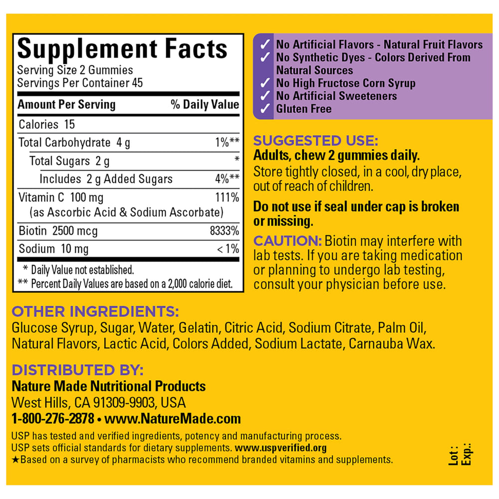 Nature Made gomitas junto a una rutina matinal, facilita cumplimiento