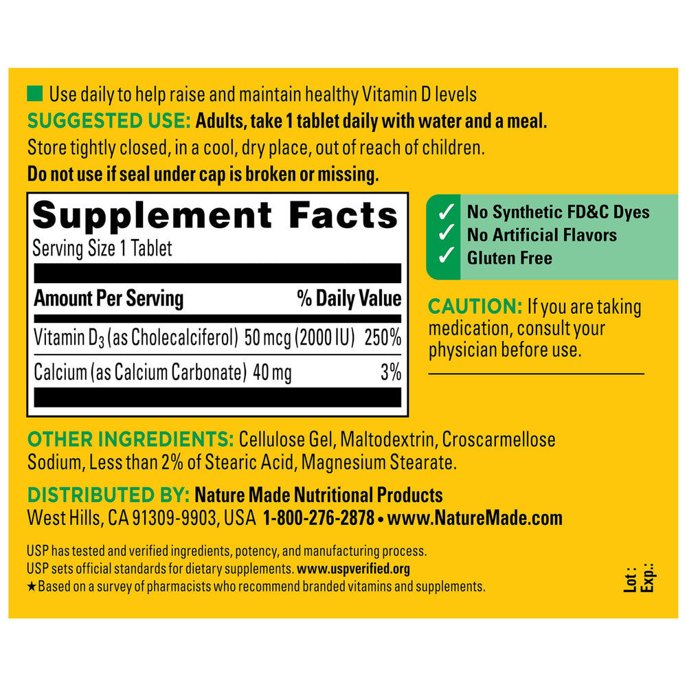 Nature Made Vitamina D3 junto a un desayuno, integra suplementos en la rutina