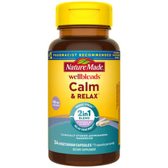 Nature Made Wellblends frasco frontal mostrando etiqueta clara y confianza