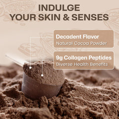 NATURE TARGET batido de chocolate en manos para uso en estilo de vida activo