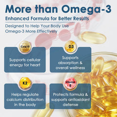 NATURE TARGET etiqueta de ingredientes resaltando D3, K2, CoQ10 y EPA/DHA