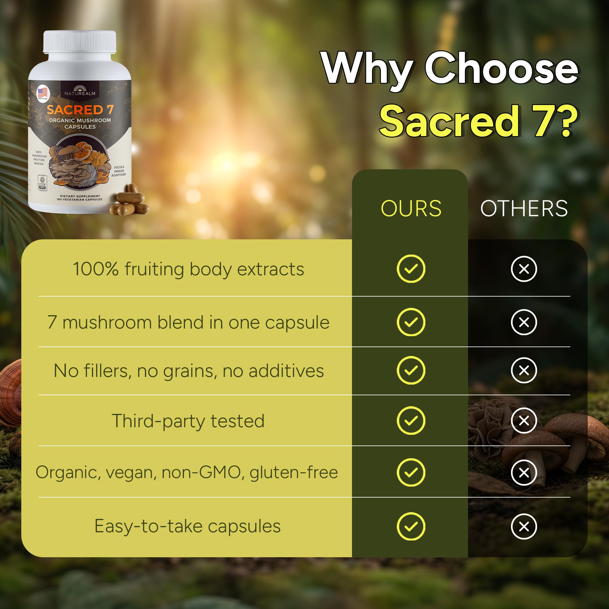 Naturealm frasco en mano para comparar tamaño y cantidad útil