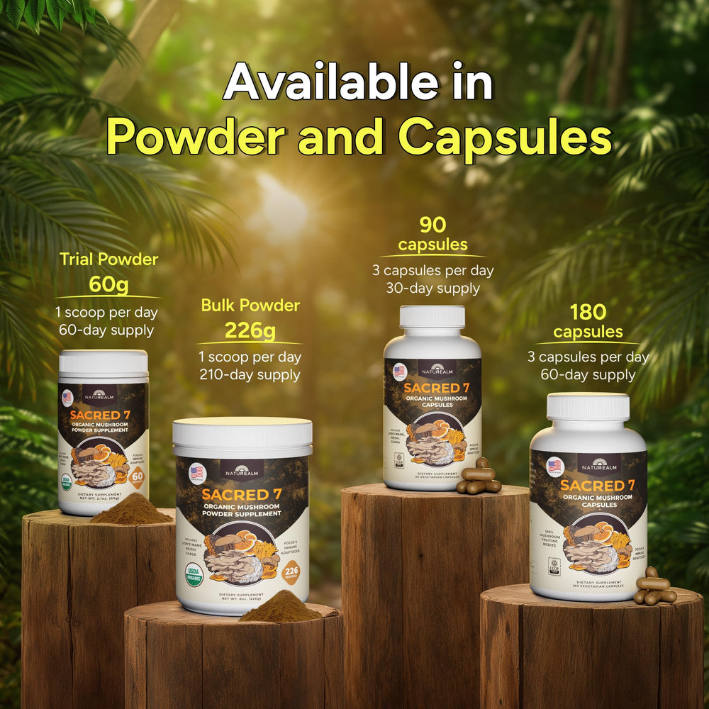 Ingredientes orgánicos de Naturealm unidos para mostrar origen y calidad