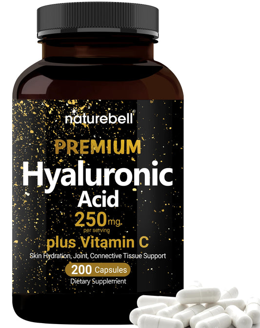 NatureBell ácido hialurónico 250 mg en cápsulas para hidratación de la piel