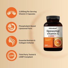 NatureBell cápsula abierta mostrando polvo interno y concentración de vitamina